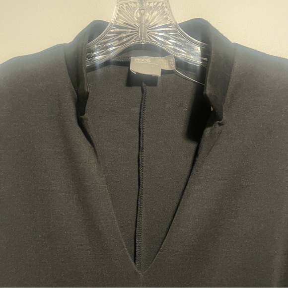 ASOS Fit and Flare V Neck Collared Mini Dress - Picture 7 of 14